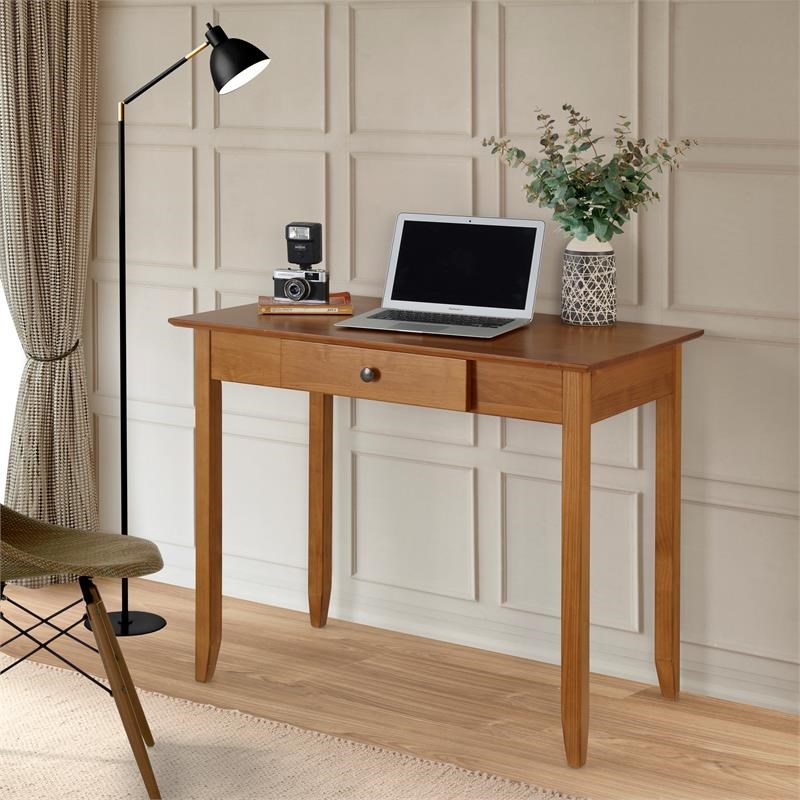 Shaker Writing Desk with One Drawer  - Cherry Finish