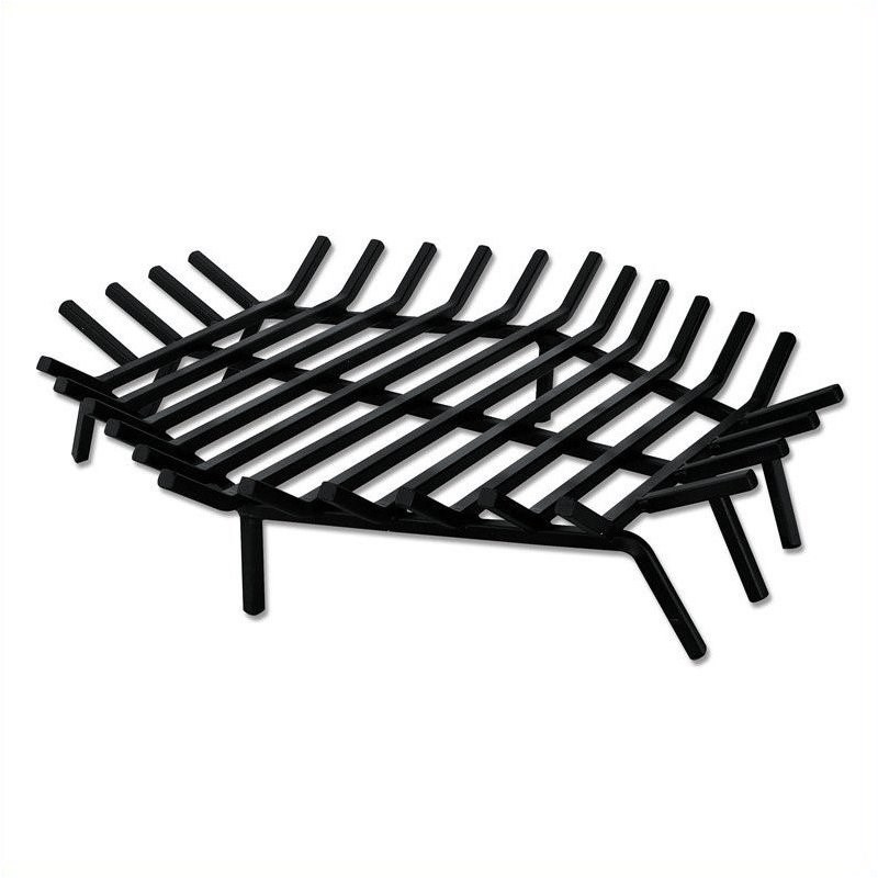 Uniflame 30 Inch Hex Shape Bar Grate for Outdoor Fireplaces
