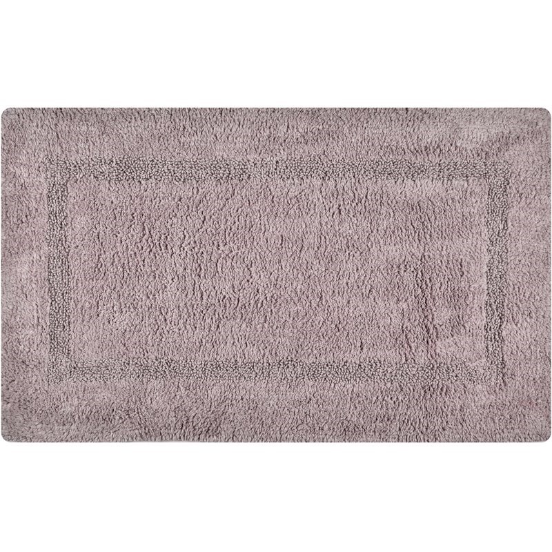 Spitiko Homes Cotton Non-Slip Tufted Single Ply Mat in Lilac (Set of 2)