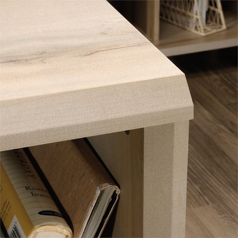 UrbanPro Place Engineered Wood L-Shaped Desk in Pacific Maple