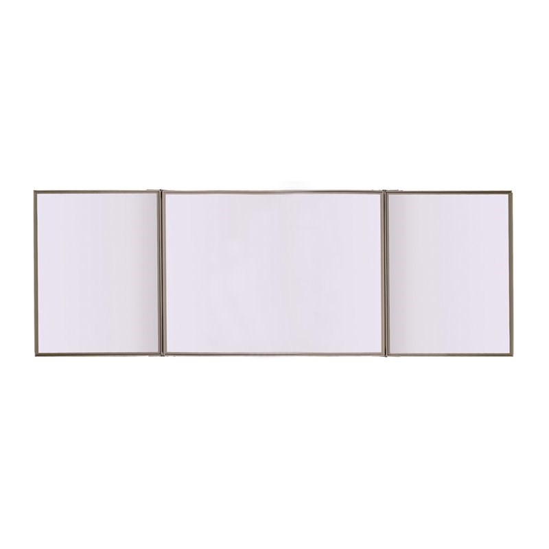 UrbanPro Traditional Fabric Multi Board Cabinet with Whiteboard in Blue