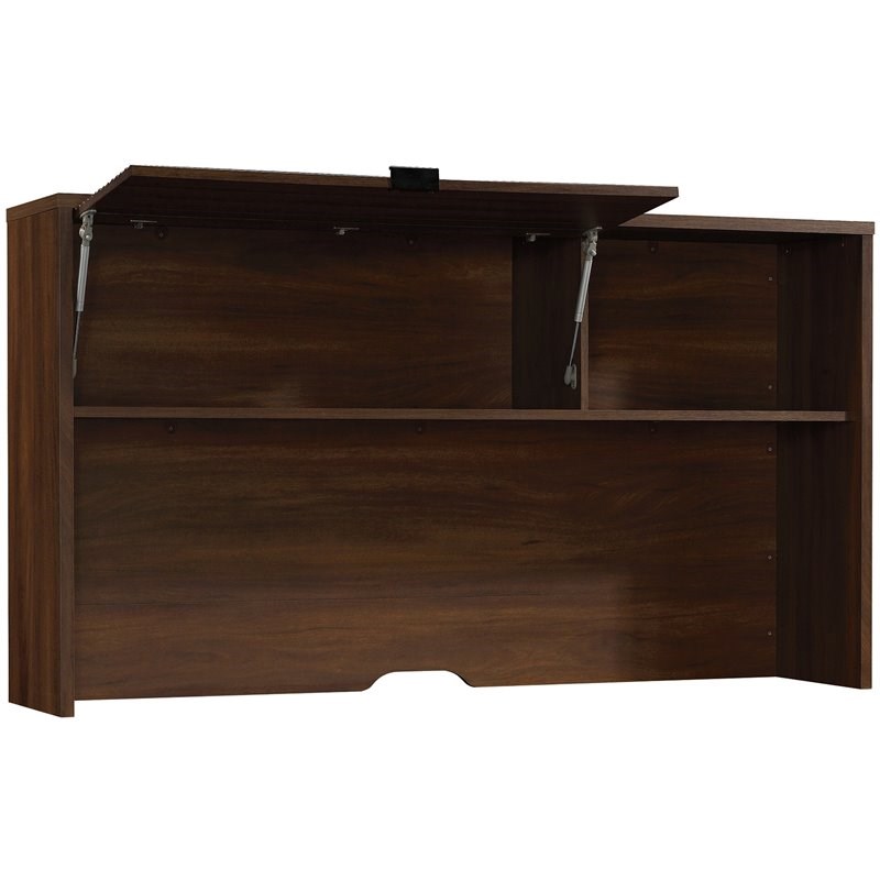 UrbanPro Englewood Large Wooden Desk Hutch in Spiced Mahogany Homesquare