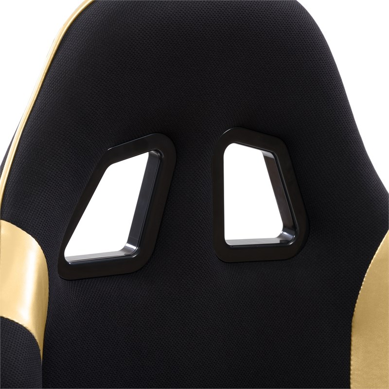 UrbanPro High Back Ergonomic Gaming Chair in Black and Gold
