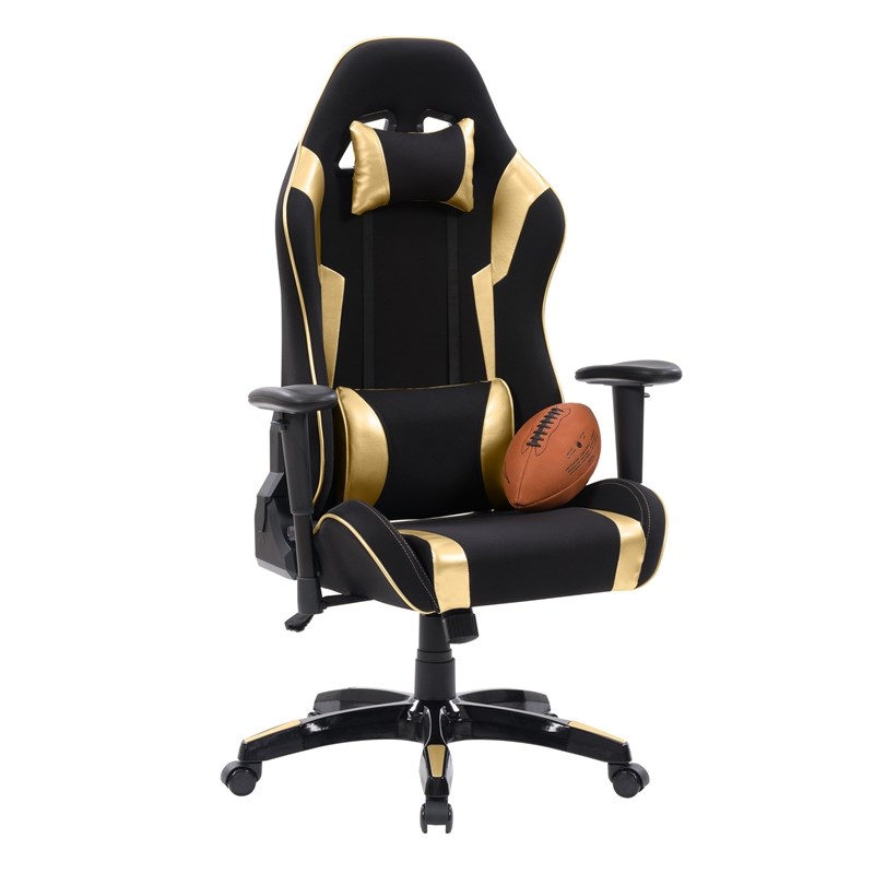 UrbanPro High Back Ergonomic Gaming Chair in Black and Gold