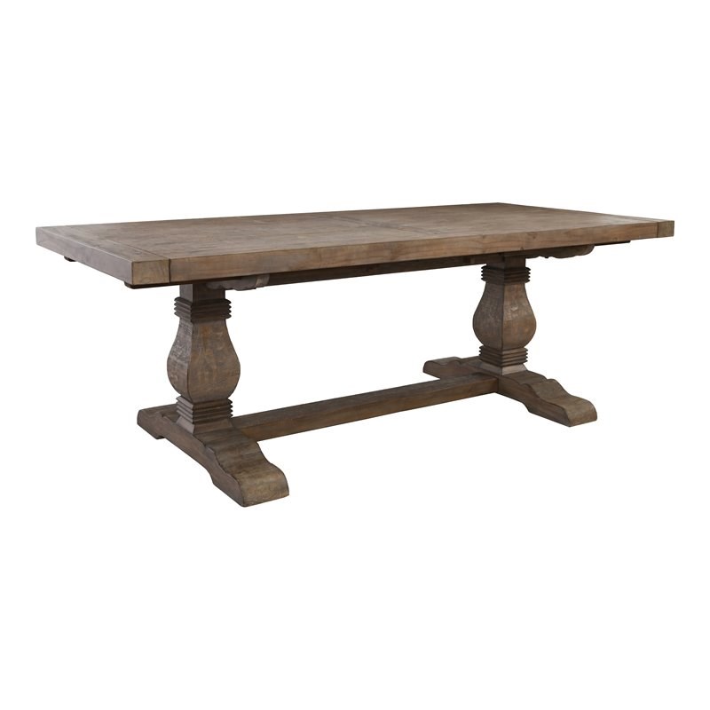 Distressed Warm Gray Kosas Home Adrienne Dining Tables 