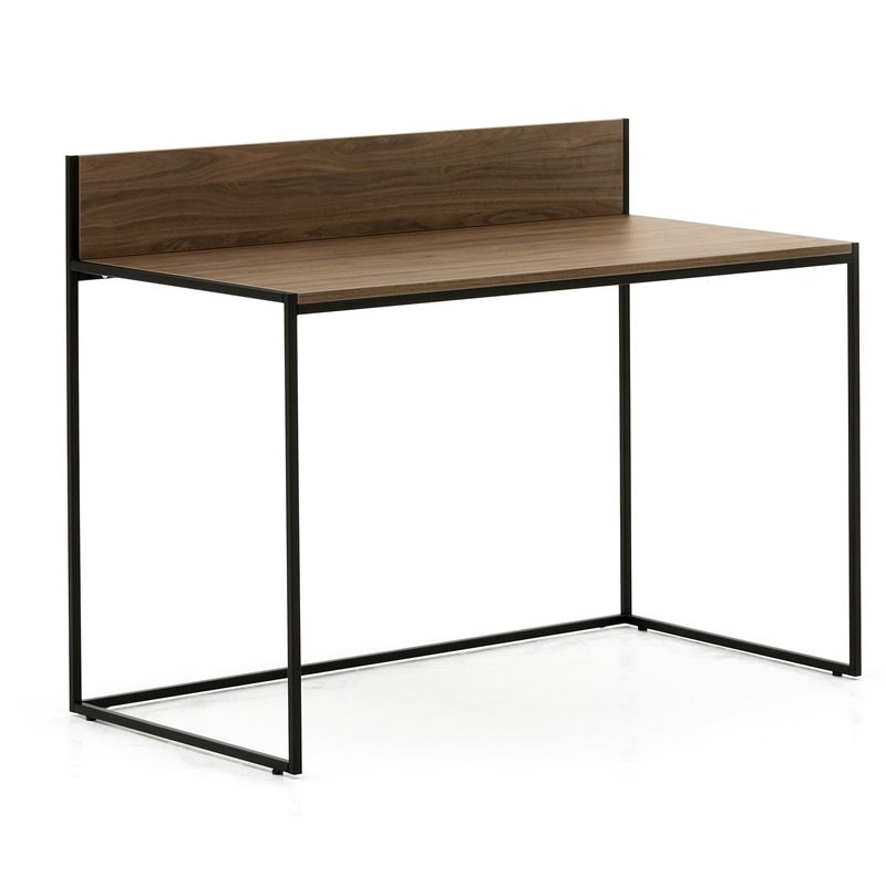 Allermuir Home Metal Free Standing Compact Desk in Walnut
