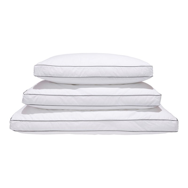 Canadian Down & Feather Company King Gel Microfiber/Cotton Pillow in White