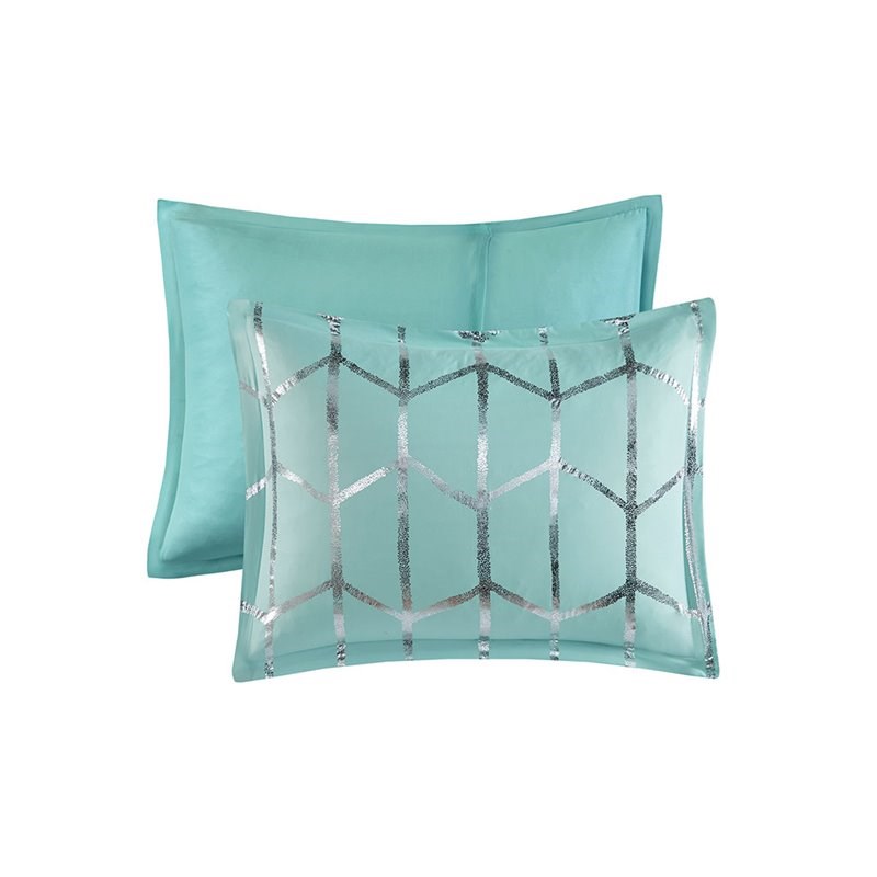 Intelligent Design Raina 5-piece Polyester Microfiber Comforter Set in Blue