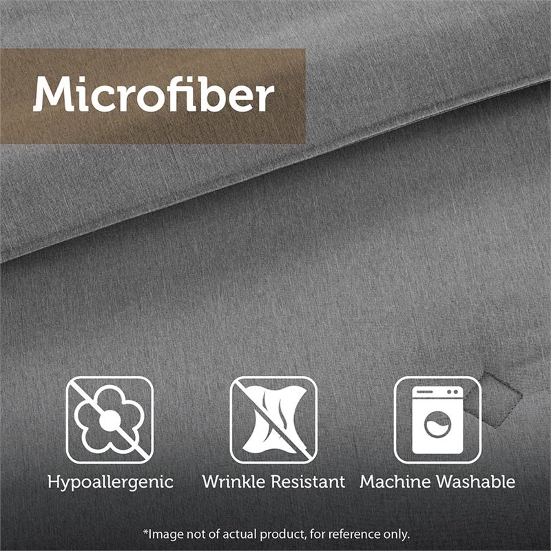 Mi Zone Pipeline Contemporary Polyester Microfiber Comforter Set in Navy