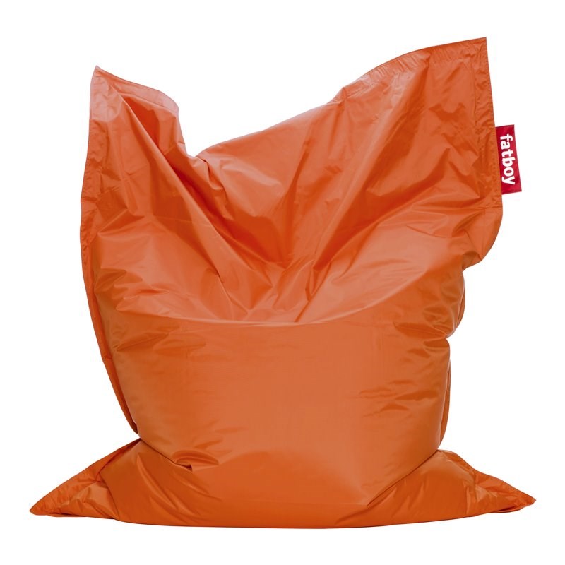 Fatboy The Original Nylon Fabric Multifunctional Bean Bag in Orange