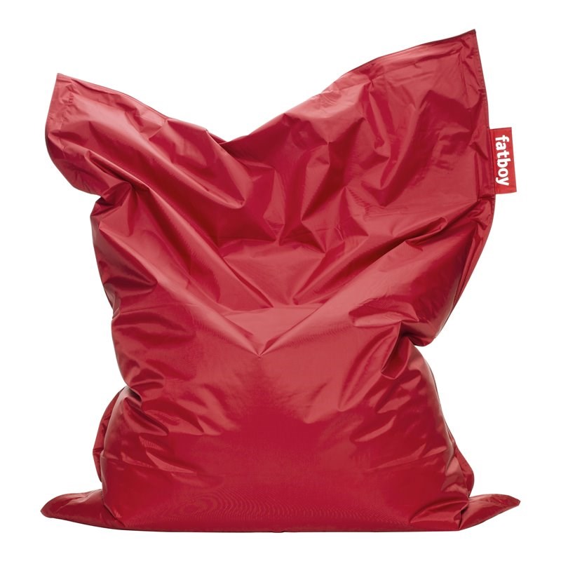 Fatboy The Original Nylon Fabric Multifunctional Bean Bag in Red