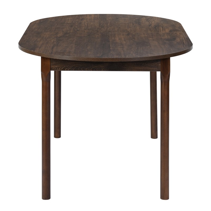 FurnitureR 61''78'' Extendable Dining Table Selfstoring Butterfly