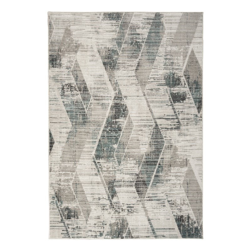 Nourison Thalia 6' x 9' Grey/Beige Modern & Contemporary Indoor Rug