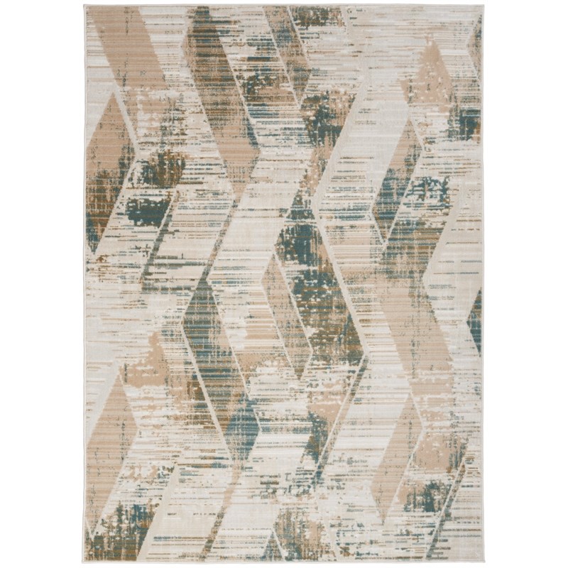 Nourison Thalia 6' x 9' Beige/Grey Modern & Contemporary Indoor Rug