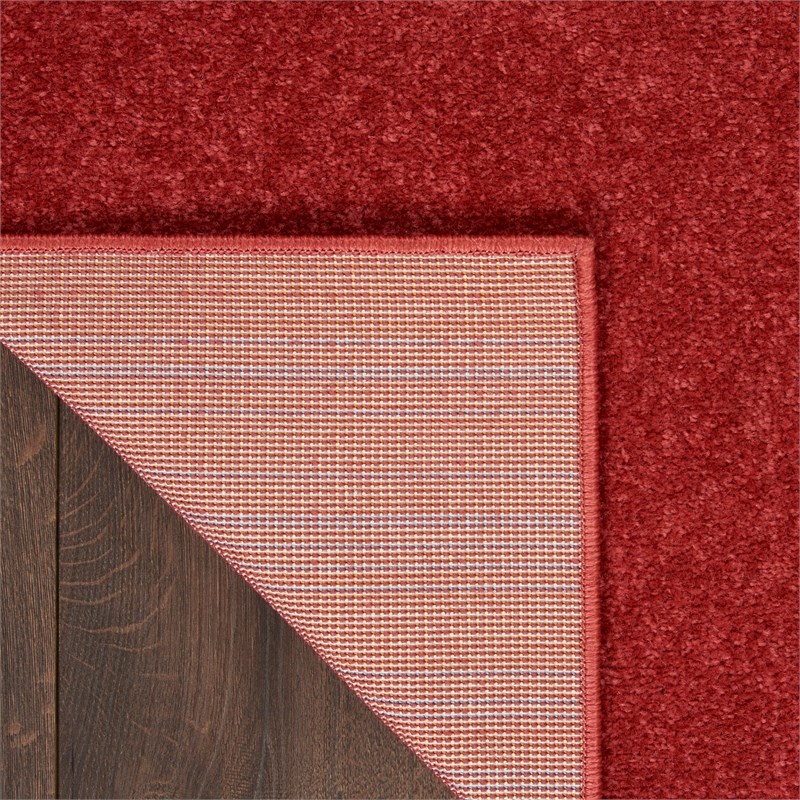 Nourison Essentials 4' x 6' Brick Red Outdoor Indoor/Outdoor Rug