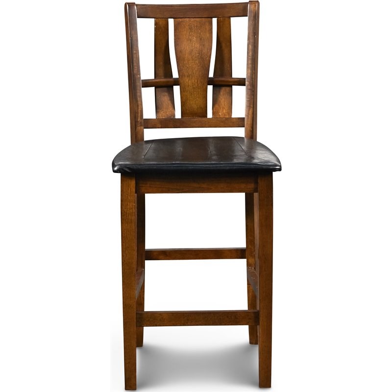 New Classic Furniture Dixon 5-Piece Counter Height Dining Set in Dark Espresso