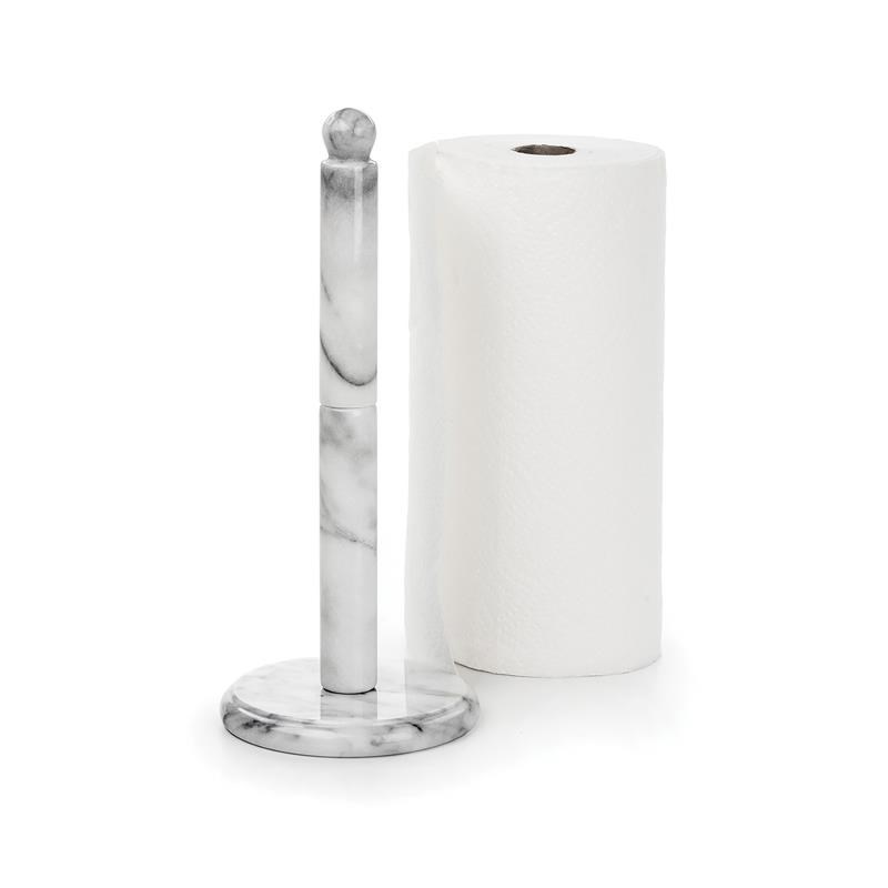 Gray Marble Paper Towel Holder - 12.25x5.5