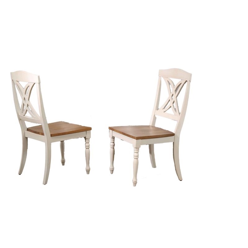 Iconic Furniture Company 5-Pc Butterfly Wood Bella Dining Set in Caramel