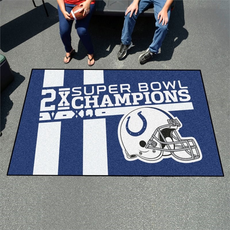 Fanmats Indianapolis Colts Dynasty 59.5x94.5