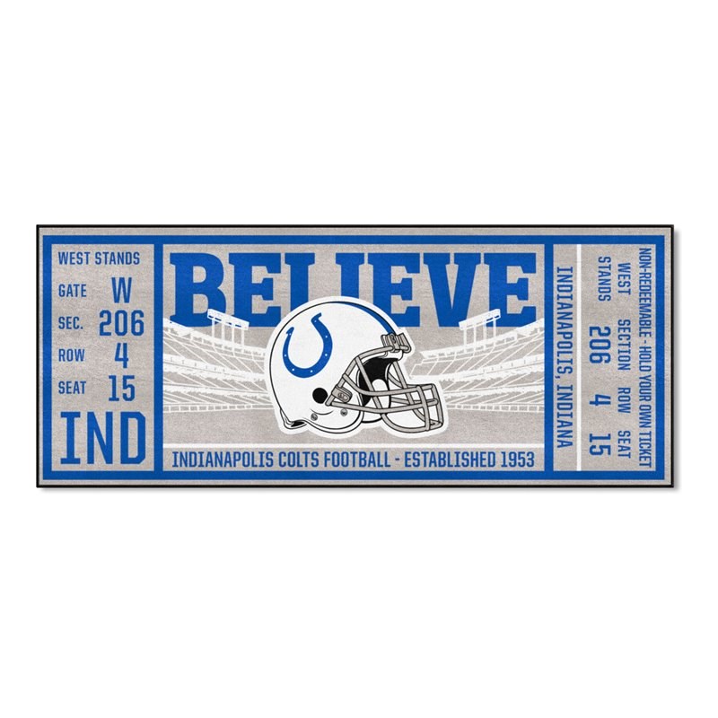 Fanmats Indianapolis Colts 30x72