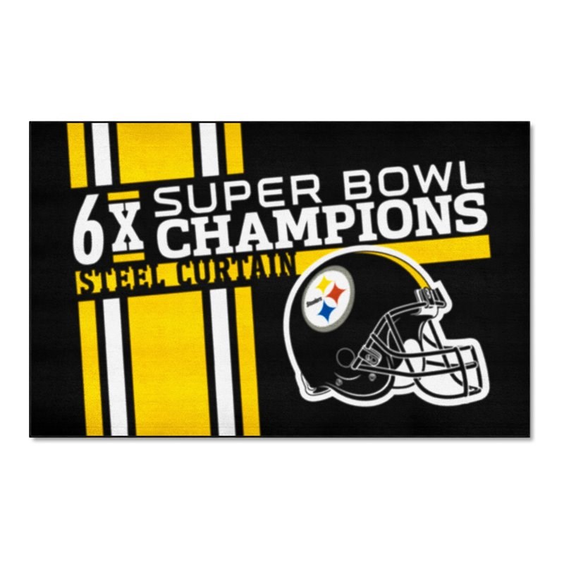 Fanmats Pittsburgh Steelers Dynasty 59.5x94.5