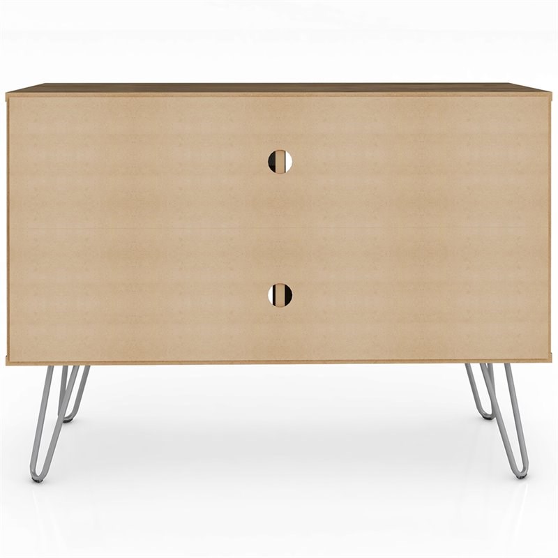 Eden Home 35" Modern Engineered Wood TV Stand in Rustic Brown Homesquare