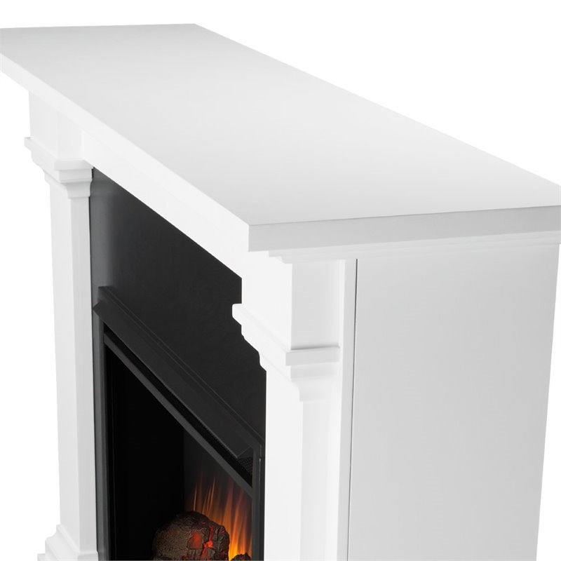 Real Flame Callaway Electric Fireplace in White