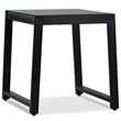 Real Flame Calvin Aluminum Patio End Table in Black (Set of 2)