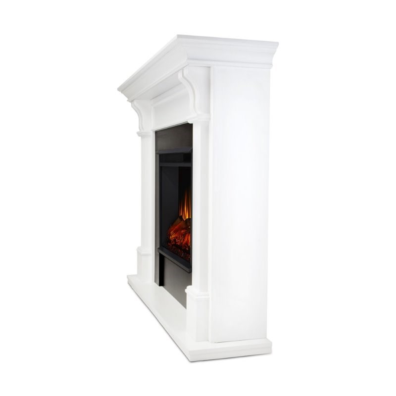 Real Flame Ashley Electric Fireplace in White