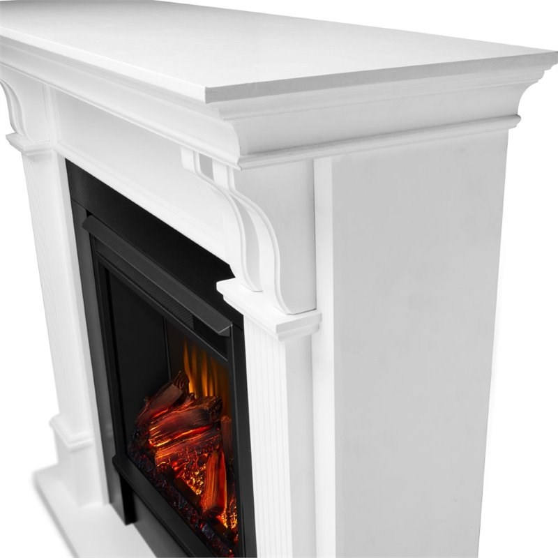 Real Flame Ashley Electric Fireplace in White Homesquare