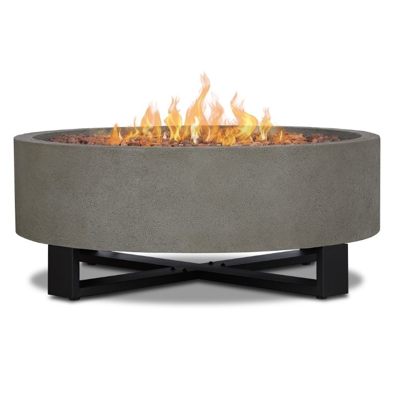 Real Flame Idledale Propane Fire Bowl, Freestanding Propane Fire Pit