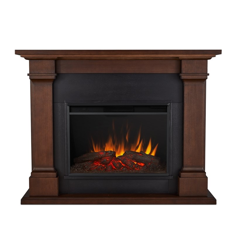 Real Flame Callaway Grand Electric Fireplace in Chesnut Oak