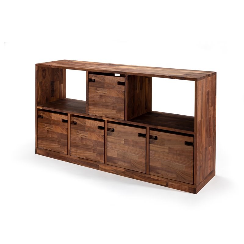 Modwerks Furniture Design Zuma Modern Solid Wood Storage Box in Natural
