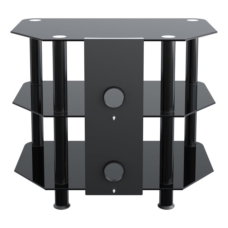 AVF Steel TV Stand with Cable Management for up to 32" TVs in Black