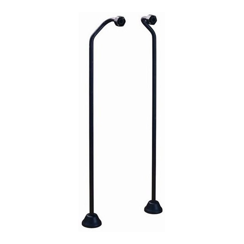 Water Creation Double Offset Solid Brass Supply Line in Oil-rubbed Bronze