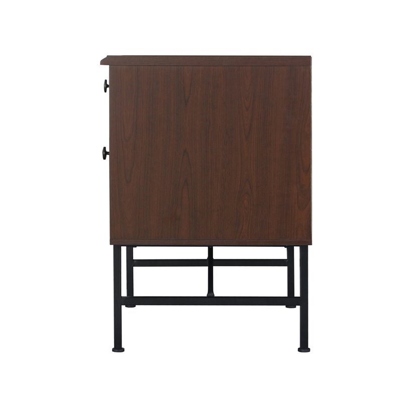 Saint Birch 2-Drawer Modern Wood Lateral File Cabinet in Cherry