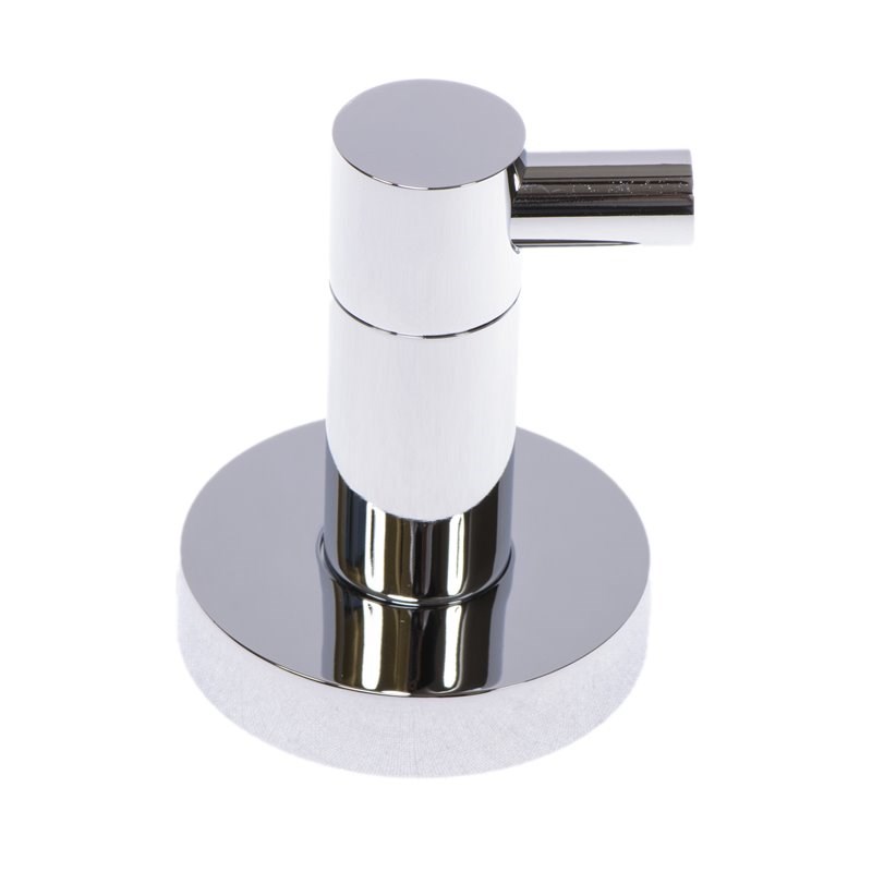 Tella Round Series Stainless Steel Robe Hook in Polished Chrome