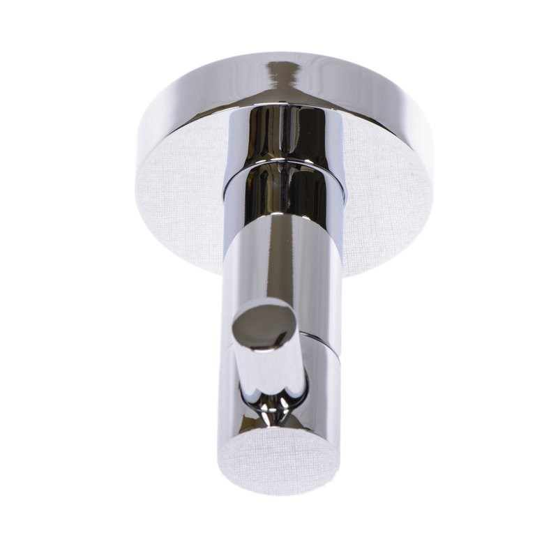 Tella Round Series 2-Piece Stainless Steel Robe Hook Set in Polished Chrome