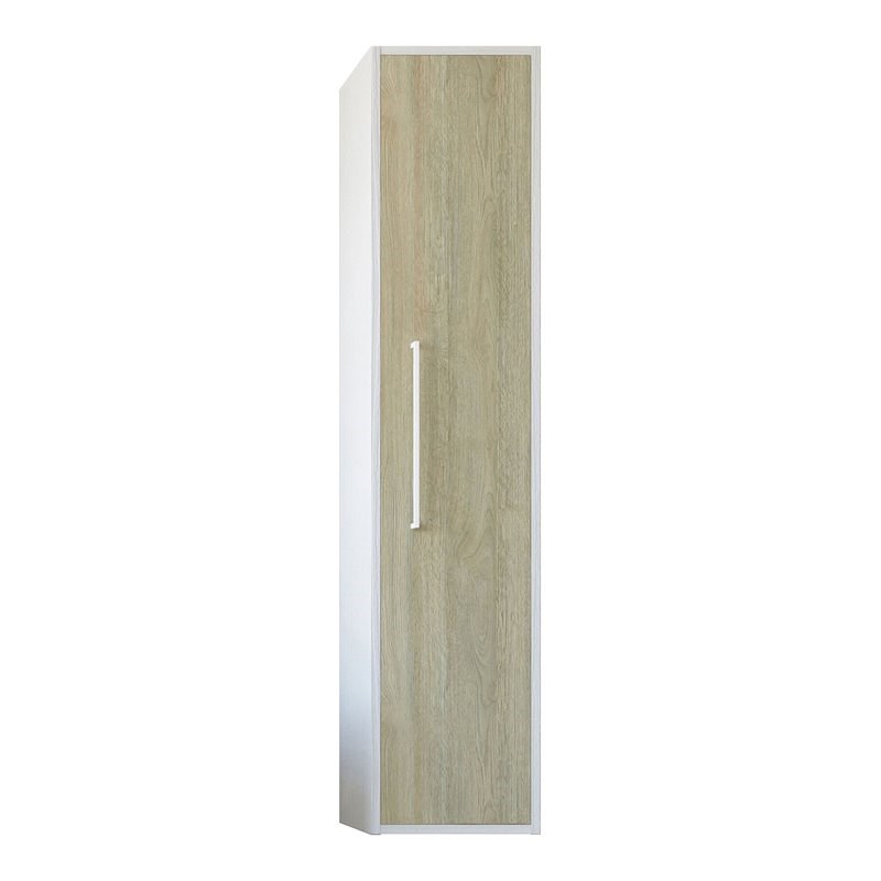 Randalco Chelsea Modern Wood Column Bathroom Cabinet in Toasted Oak
