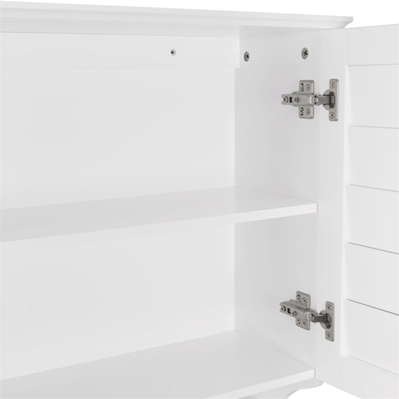 RiverRidge Brookfield Two-Door Transitional Wood Wall Cabinet in White