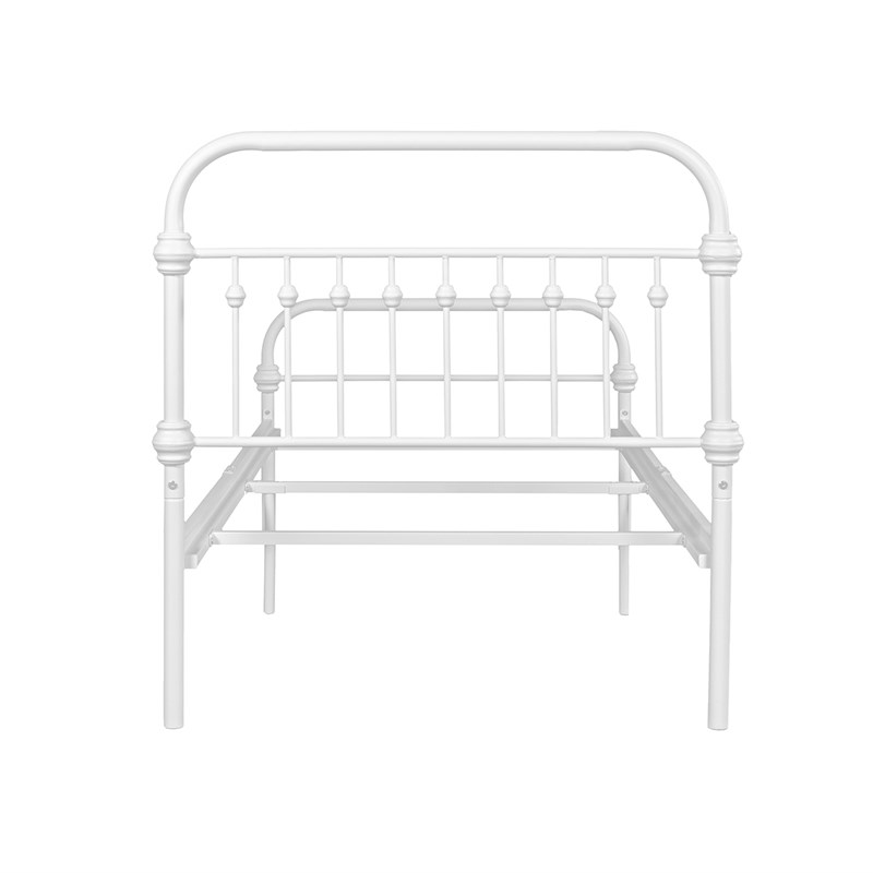Homycasa Gobert 43.3" Contemporary Metal Twin Size Bed Frame Platform