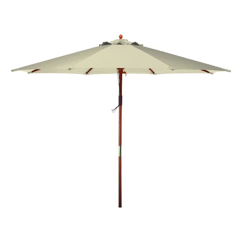 Bond 9' Outdoor Patio Market Umbrella - Natural