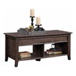 Sauder Carson Forge Lift-Top Engineered Wood Coffee Table in Coffee Oak