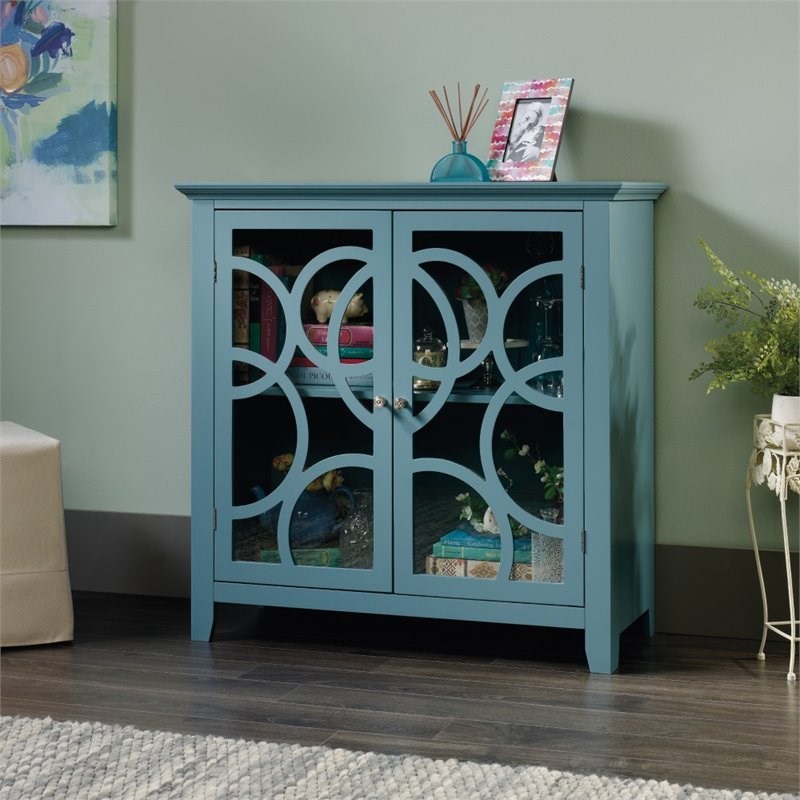 Sauder Shoal Creek Elise Accent Chest in Moody Blue