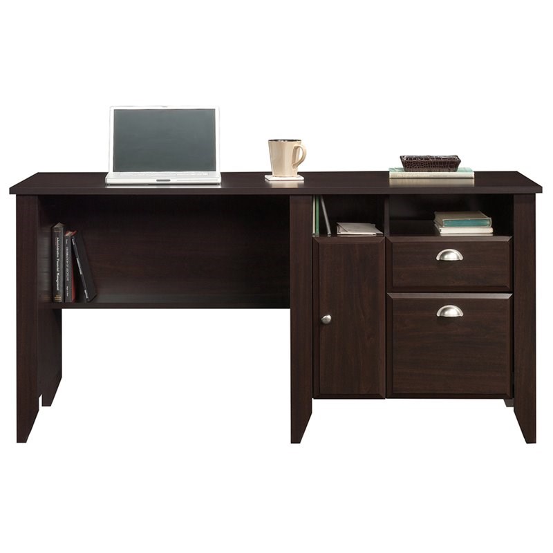 Sauder Shoal Creek Computer Desk In Jamocha Wood - 422194