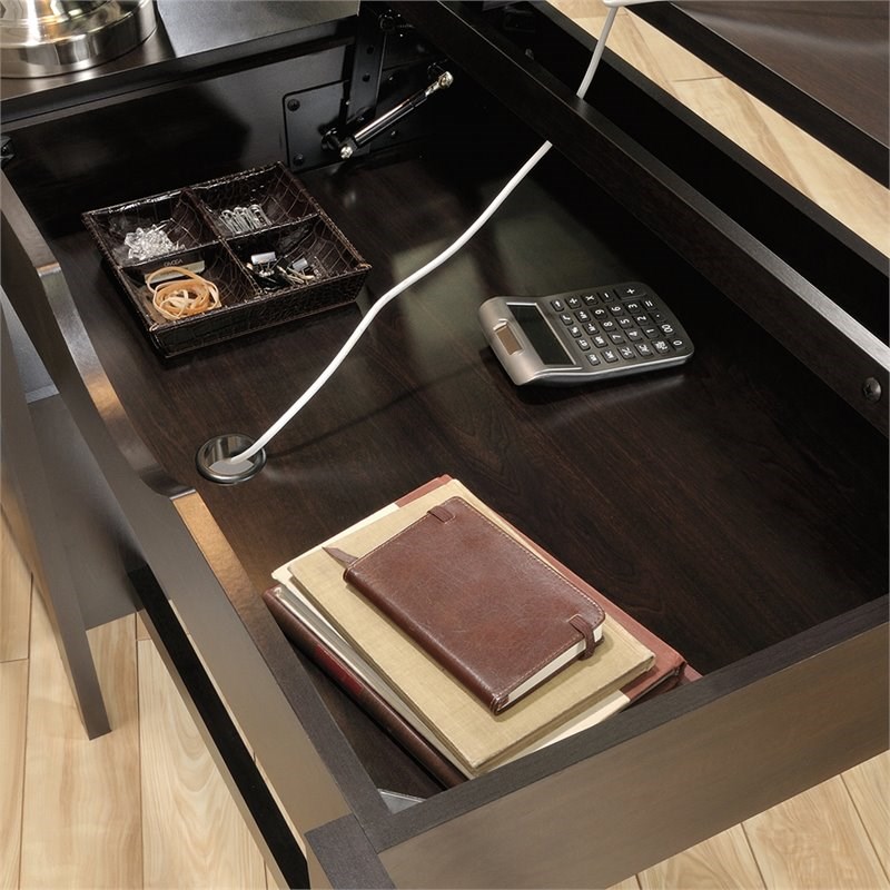 sauder shoal creek lift top desk