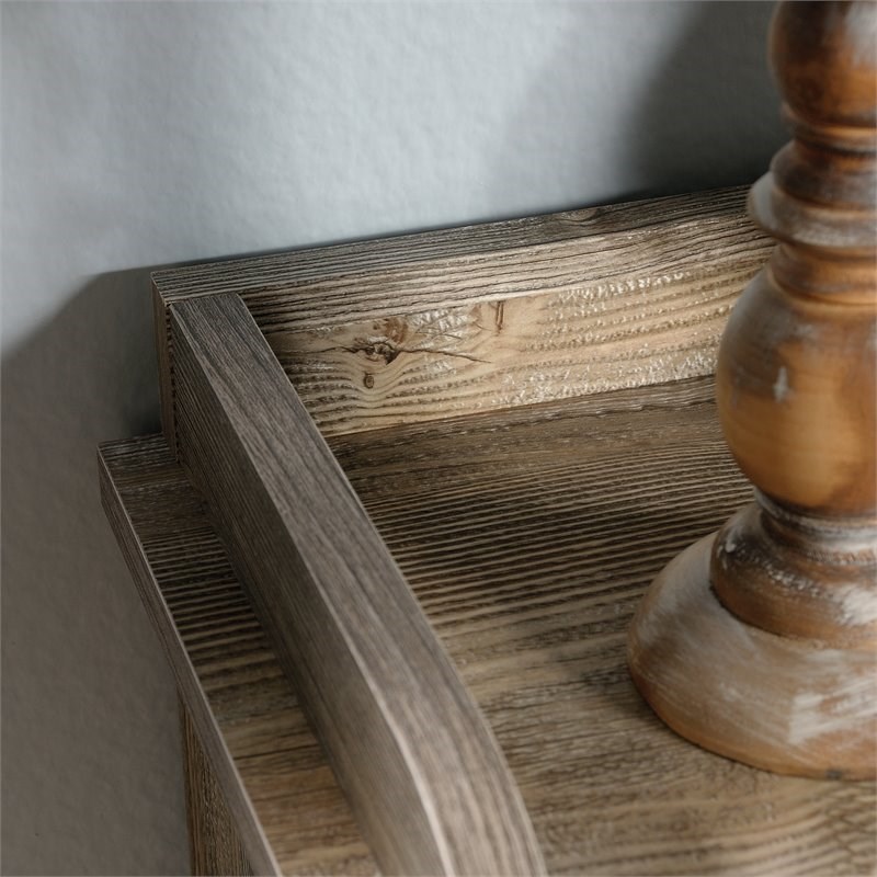 Sauder Granite Trace Contemporary 10-Cubby Wood Bookcase in Rustic Cedar
