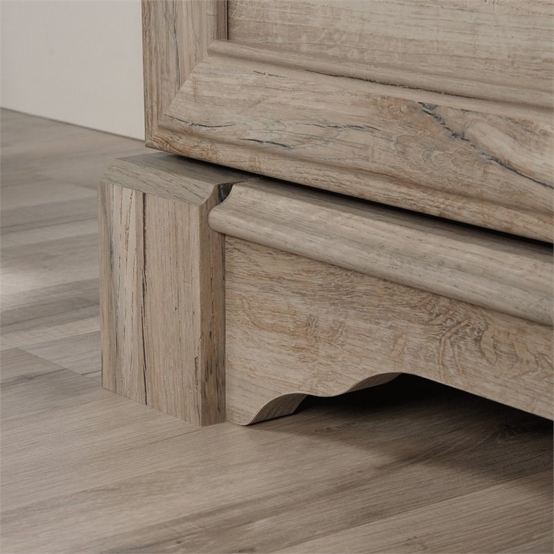 Sauder Palladia Contemporary Wood 6-Drawer Bedroom Dresser in Split Oak