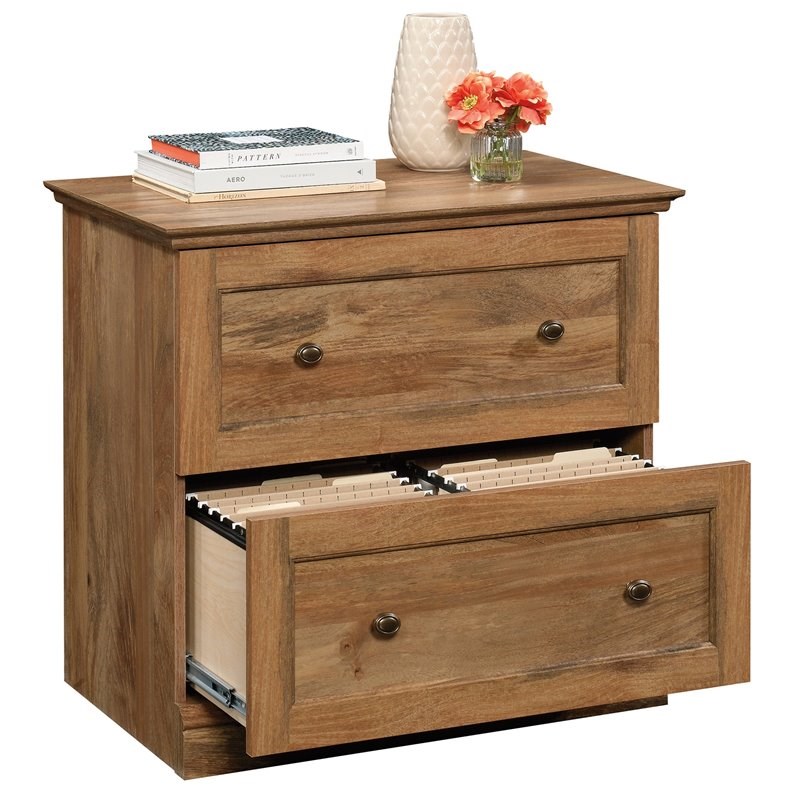 Sauder Barrister Lane Engineered Wood Lateral File in Sindoori