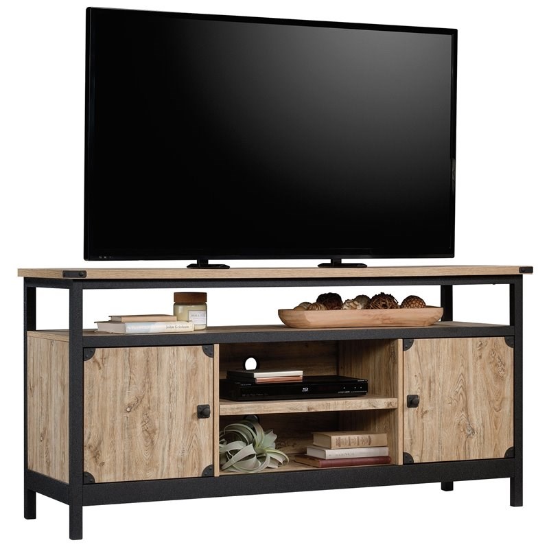 Sauder Steel River Engineered Wood Stand For TVs Up To 60